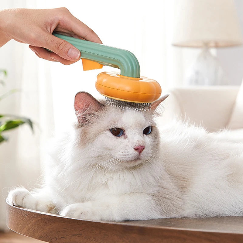 Pumpkin Pet Cat Grooming Comb 